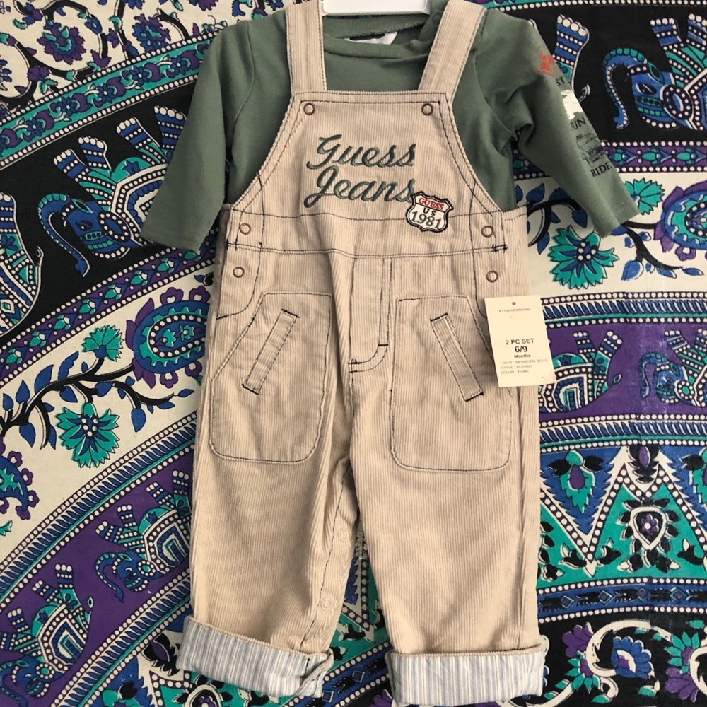 Guess Overalls Set Size 6-9M